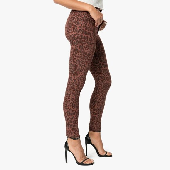 NWT Joe's Jeans leopard high rise ankle cut jeans, 24 - Picture 3 of 9